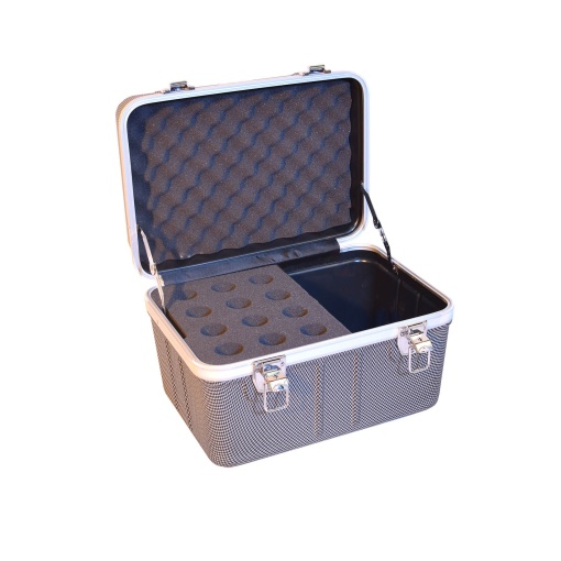 APOGEE  MIC-12H - Flight Case plastico para 12 microfonos