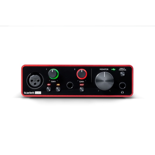 Alternative view of Focusrite Scarlett Solo (gen. 3)
