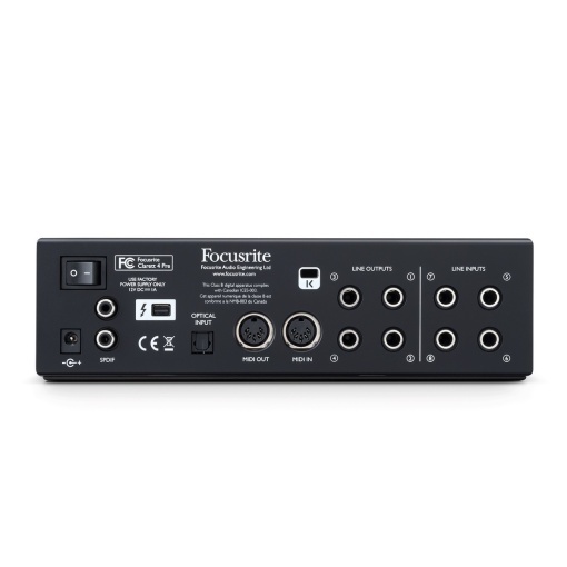 Alternative view of Focusrite Clarett 4 Pre Thunderbolt