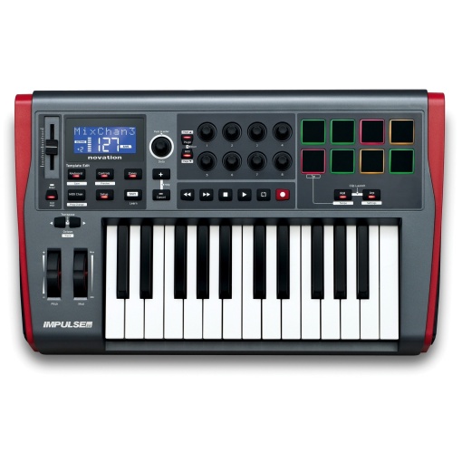 Alternative view of Novation Impulse 25 Controlador USB/MIDI 2 Ocatvas