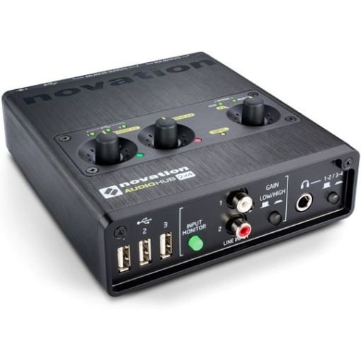 Novation Audiohub 2X4 Interfaz HUB USB de 3 Puertos