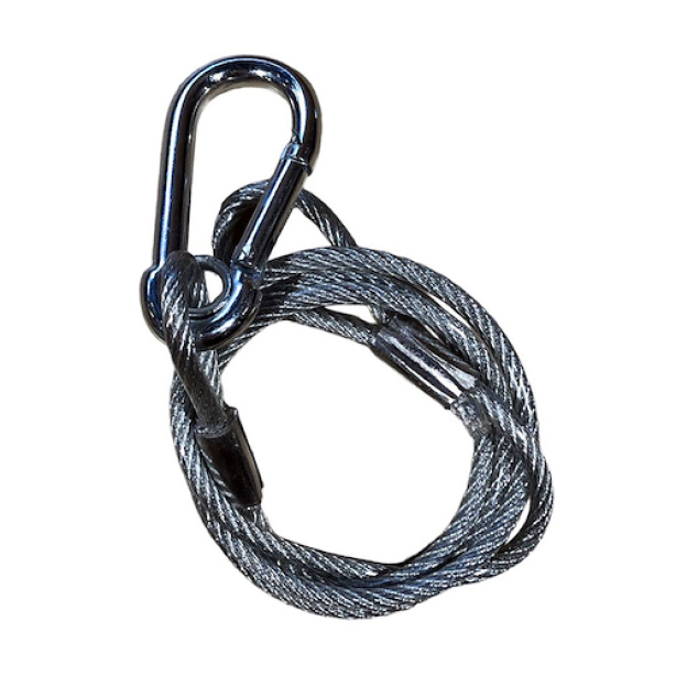 PLS ROP01Linga Cable de seguridad galvanizado 2mm X 75cm - 350kg