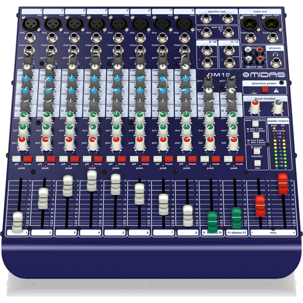 MIDAS DM12  CONSOLA ANALOGICA 12CH - Imagen 5