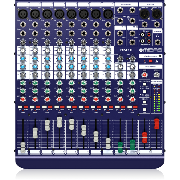 MIDAS DM12  CONSOLA ANALOGICA 12CH - Imagen 4