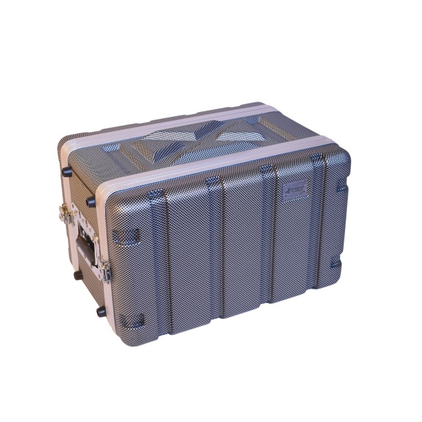 APOGEE  86U - Flight Case plastico 6U - 8 pulgadas