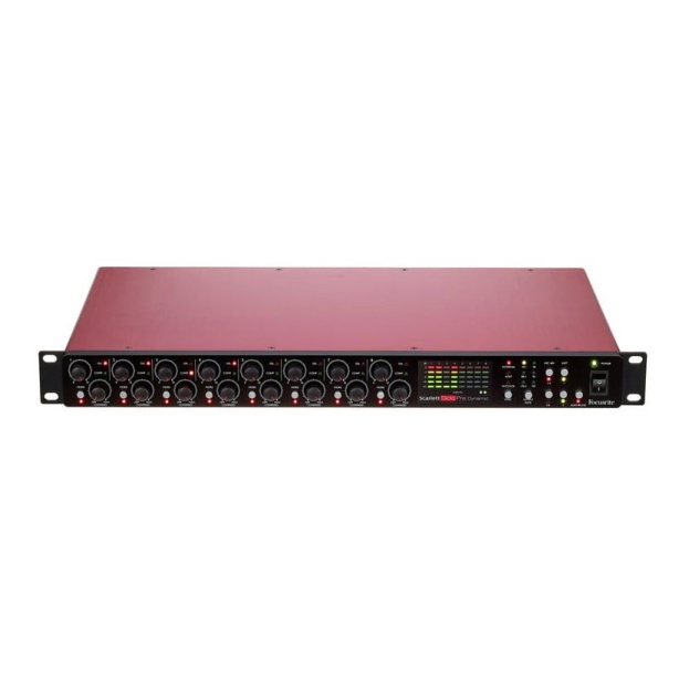 Focusrite Scarlett OctoPre Dynamic - 8 mic pre compress, 192 - Imagen 2