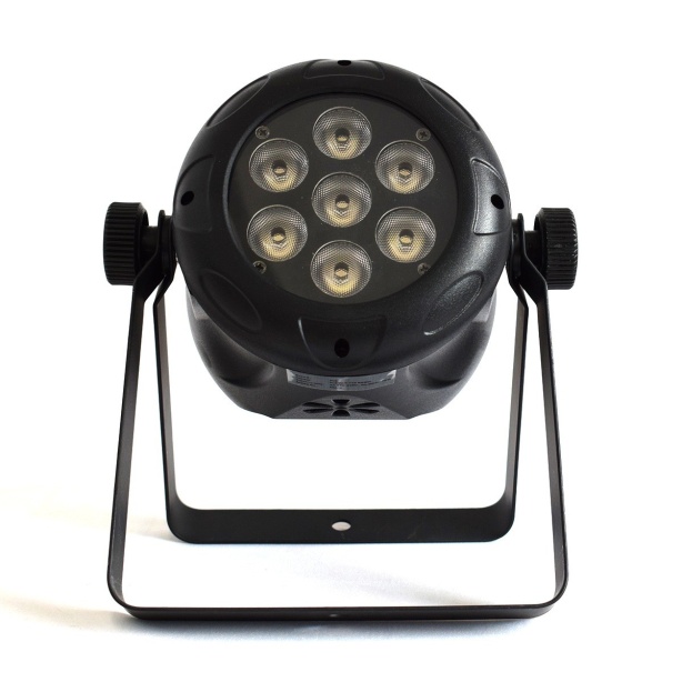 PLS PAR 710 RGBW-7 LED DE 10W (R/G/B/W)-DMX 8Ch