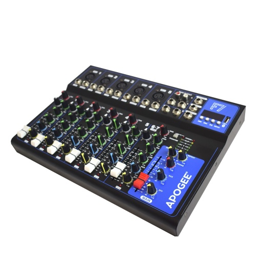 Alternative view of Apogee F7- MIXER 5 MONO+1 STEREO, MP3