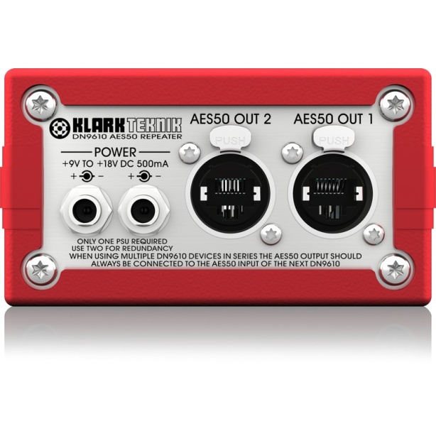 Klark Teknik DN9610 Conversor de red AES50, Dante, Midi / 64CH - Imagen 3