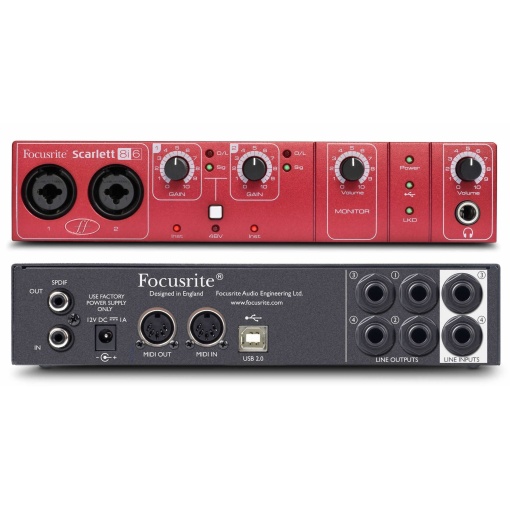 Alternative view of Focusrite Scarlett 8i6 INTERFAZ