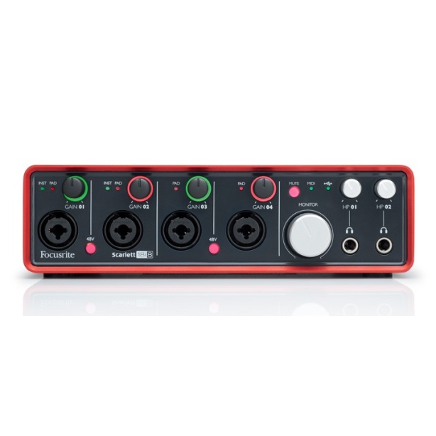 Focusrite Scarlett 18i8 Interfaz USB 18in 8Out - Imagen 3