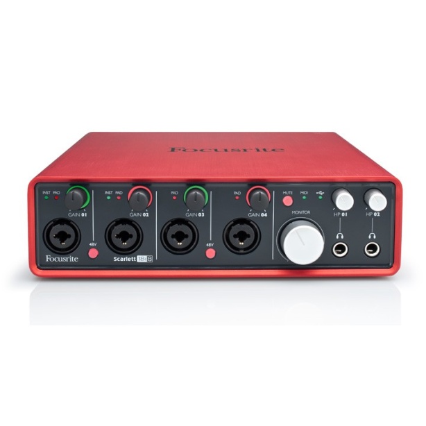 Focusrite Scarlett 18i8 Interfaz USB 18in 8Out - Imagen 2