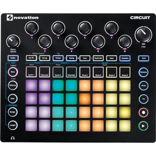 Alternative view of Novation Circuit Sintetizador DJ 2polysynths y 1 caja de ritmos