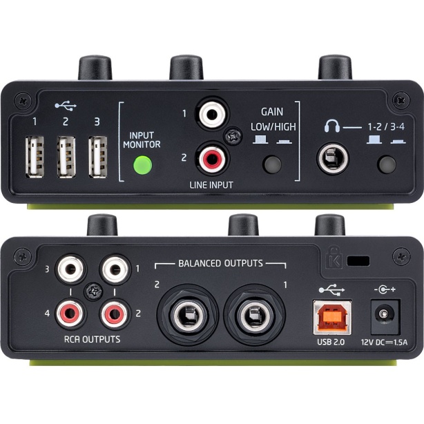 Novation Audiohub 2X4 Interfaz HUB USB de 3 Puertos - Imagen 3